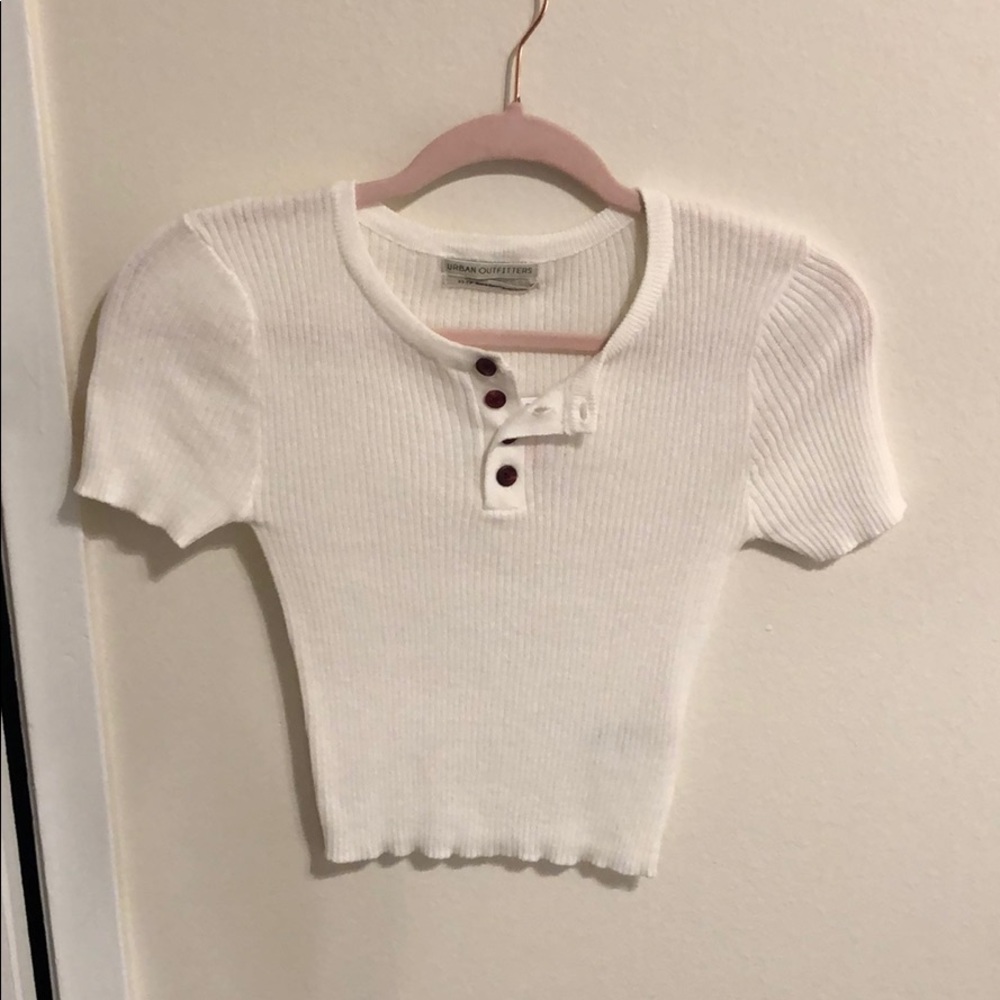 NEW!! Urban Outfitters Off White Crop Top